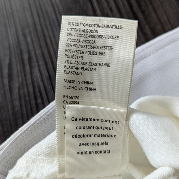 Free People Women's Jenny High Rise Flare Pull-On White Pants Size 28 - Picture 5 of 9